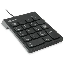 Equip Tastatur Numerische Tastatur USB Schwarz EQ245205
