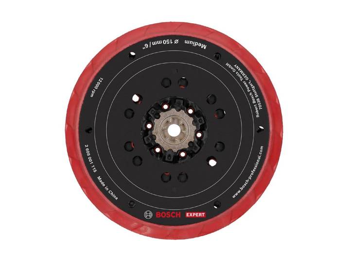 Schleifscheibe BOSCH PROFESSIONAL EXPERT Multihole mittel, 150 mm , schwarz, Ø:15cm, Schleifpapiere, Schleifscheibe