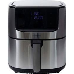Gastronoma 18290010 Heißluft-Fritteuse 8 l 1800 W Umluft-Funktion, Überhitzungsschutz Silber, Schwarz
