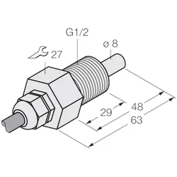 Turck Eintauchsensor FCS-GL1/2T-NA