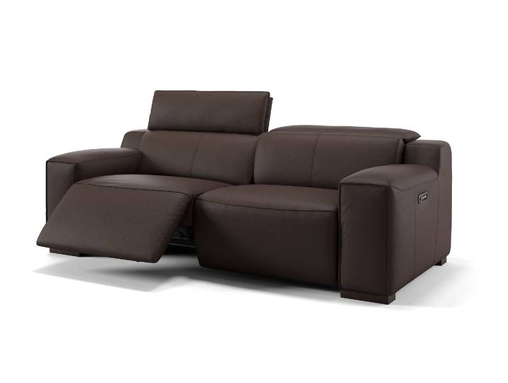 Ledergarnitur 3-Sitzer LORETO Relaxsofa Relax Couch