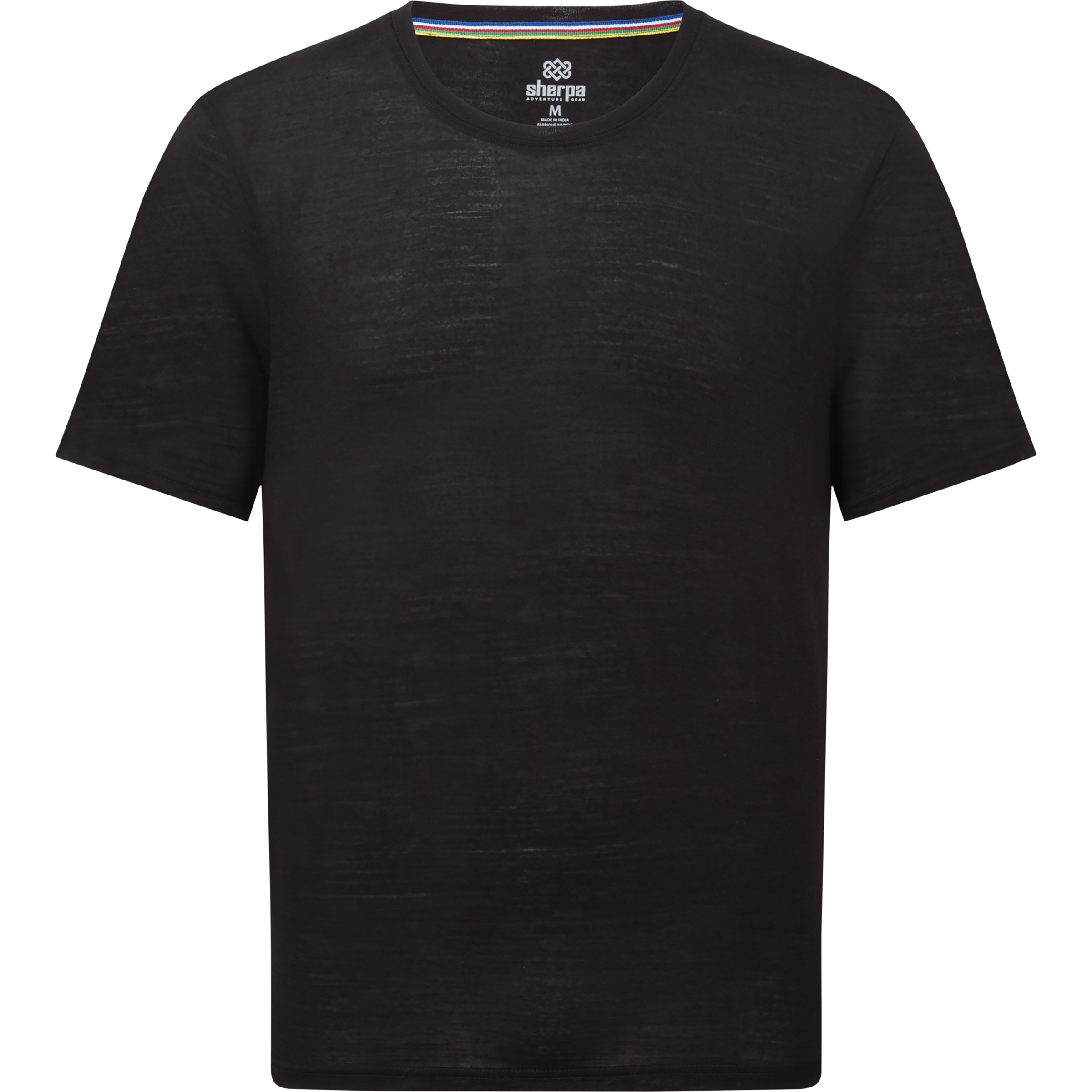Sherpa Adventure Gear Nanda Merino Herren T-Shirts schwarz Größe S Lifestyle Schnell trocknend Lyocell (Tencel) | Merinowolle