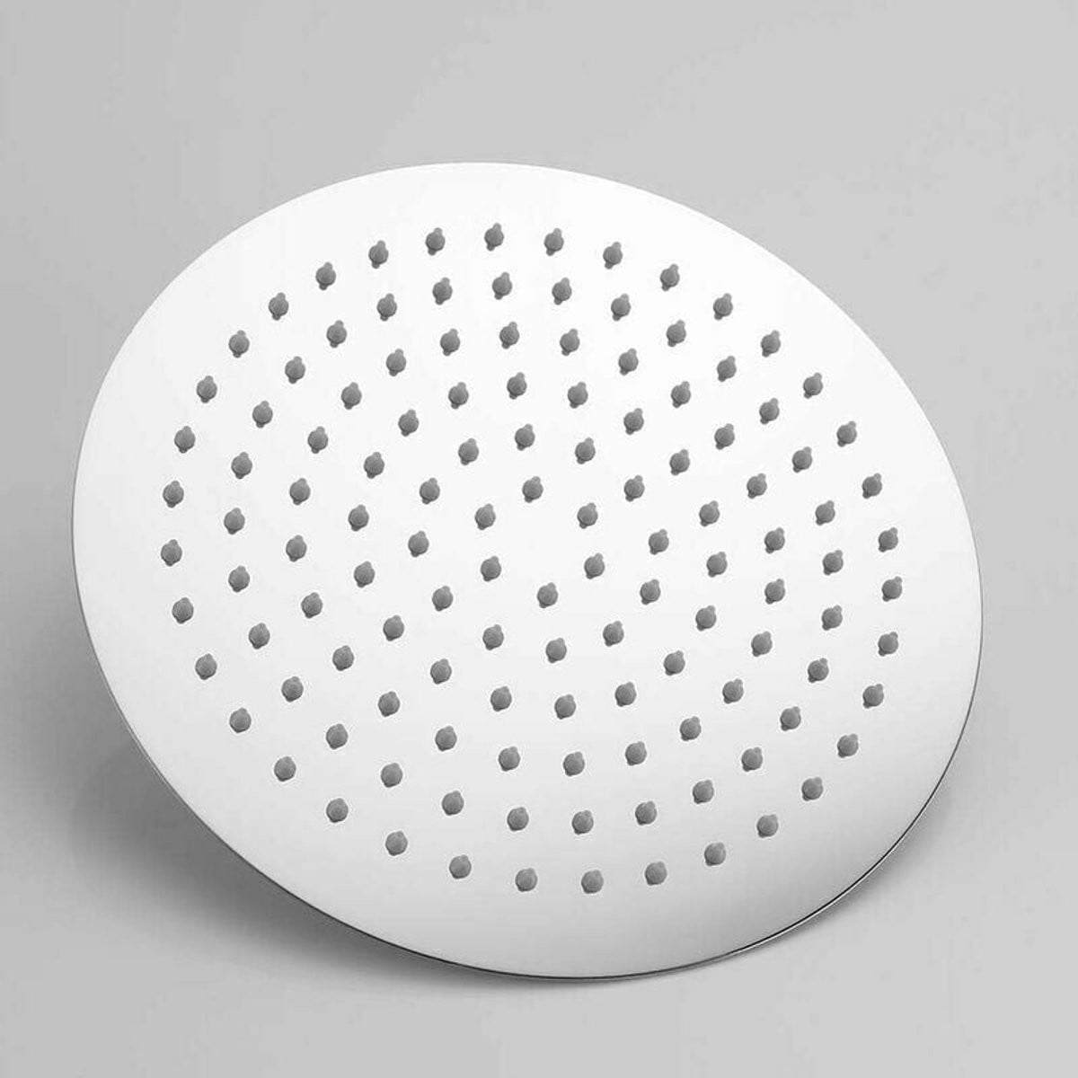Waterbesparende ronde regendouchekop in chroom, diameter: 20 cm