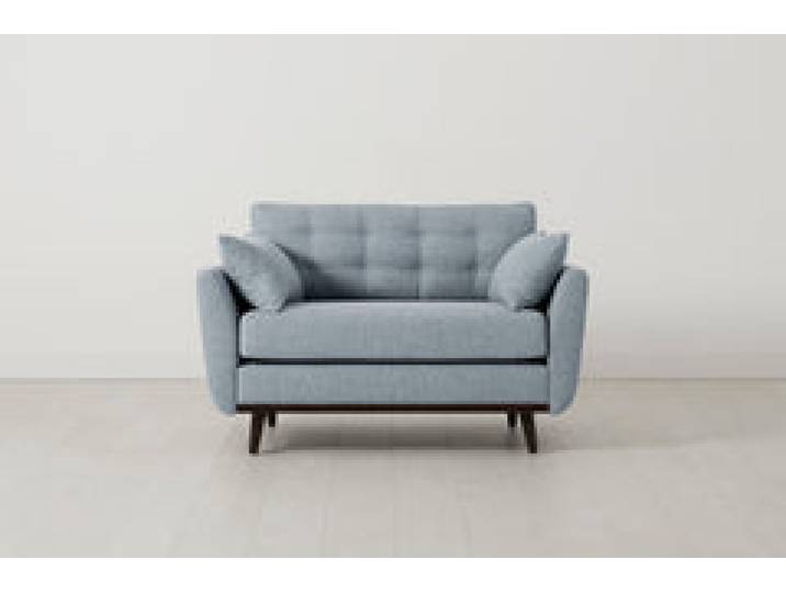 Model 10 Loveseat, Meerglasblau