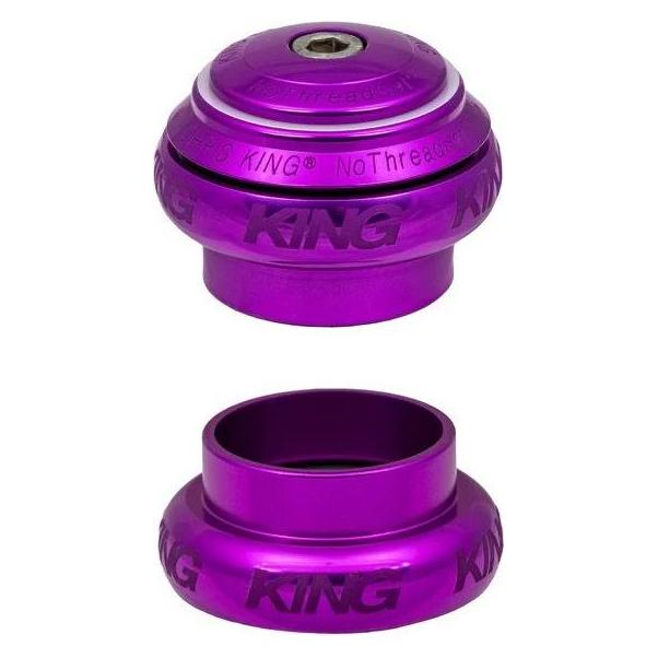 Chris King NoThreadSet Steuersatz, Edelstahl-Lager, 1", Sotto Voce, EC30/25.4 | EC30/26, 3D violet (43815775)