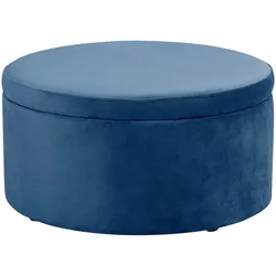 KINDERHOCKER Katyushka Samtvelours dunkelblau
