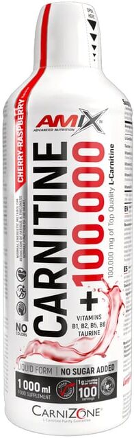 Amix Nutrition L-Carnitina 100.000 1000 ml Cereza-Grosella Negra