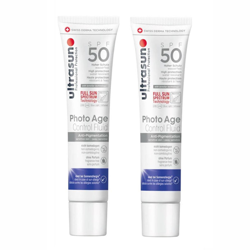 Ultrasun Photo Age Control Fluid Anti Pigmentation SPF50 40ml Double
