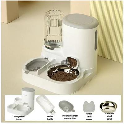 Uplifted Finds Integrated 2 in 1 Automatic Pet Feeder And Water Dispenser Station b