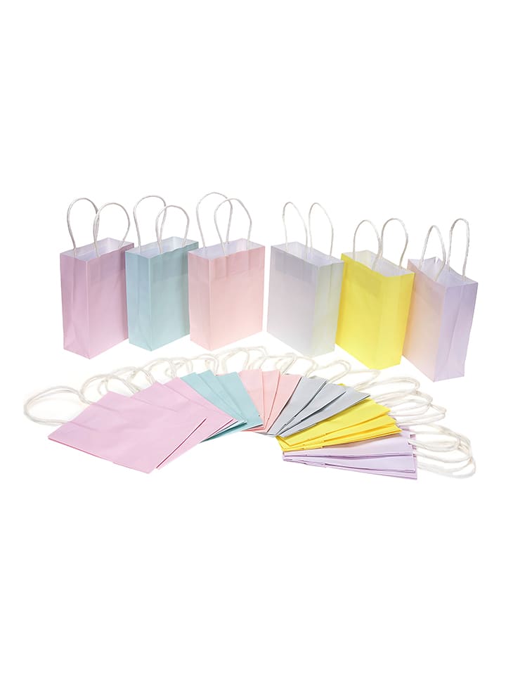 SUNNYSUE Papiertüten in Bunt - (L)16 x (B)5 x (H)12 cm (24 Tüten) - onesize