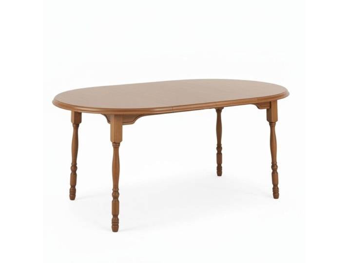 rustikaler Esstisch ausziehbar braun oval
