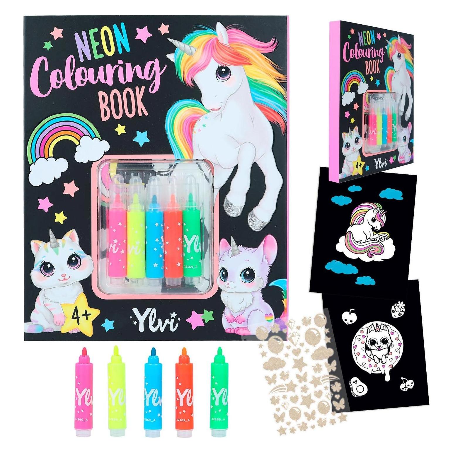 Depesche Ylvi & the Minimoomis - Neon Colouring Book (412169) (12169)