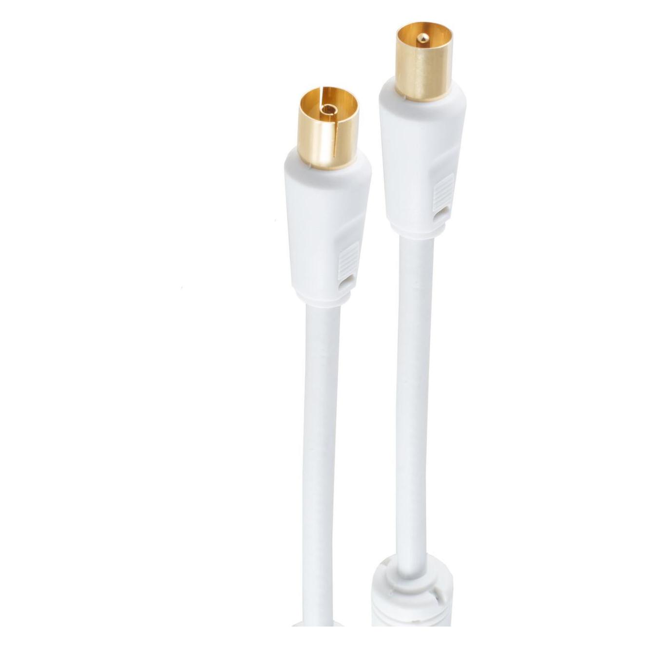 Shiverpeaks BS80408 Koaxialkabel 10 m Coax Koaxial Weiss (BS80408)