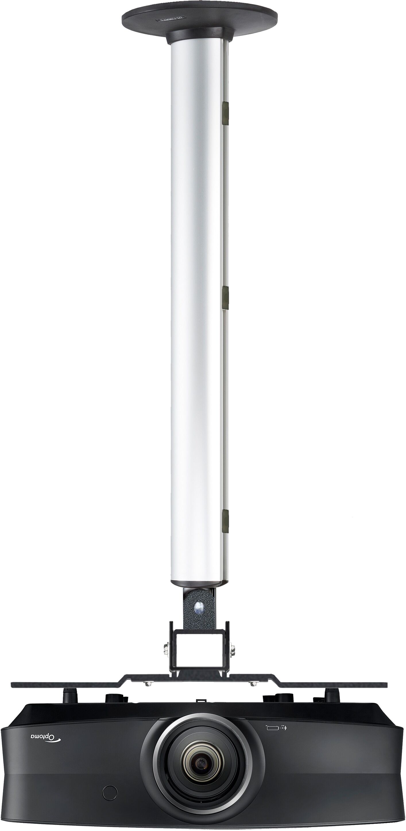 VCM Beamer-Deckenhalterung "Alu Projekt Beamer Deckenhalterung 120-230 cm CPM", silber, Gerätehalterungen, Beamer-Deckenhalterung
