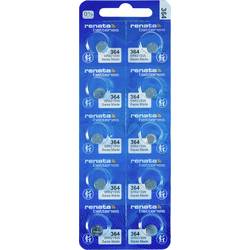Renata Knopfzelle 364 1.55 V 10 St. 19 mAh Silberoxid 364 MP CE RENATA