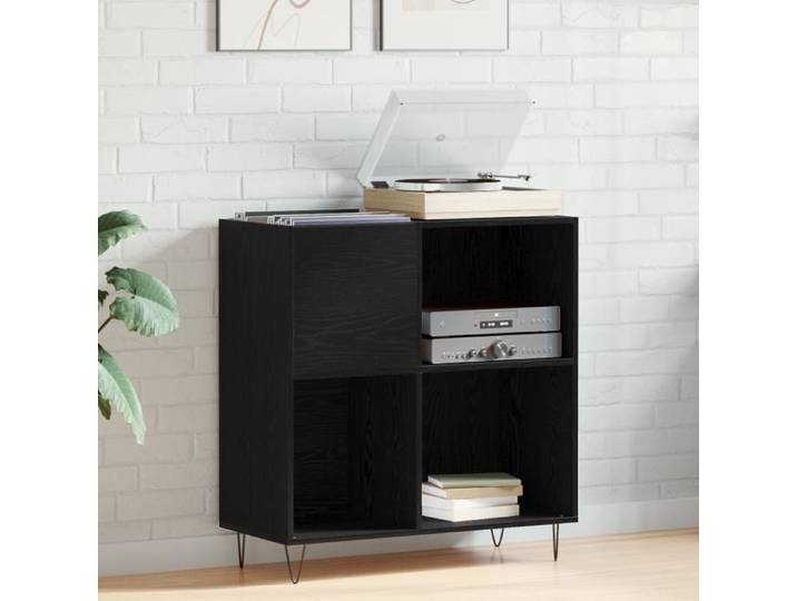 Meuble de rangement Chêne noir 84 5x38x90 cm Bois d ingénierie