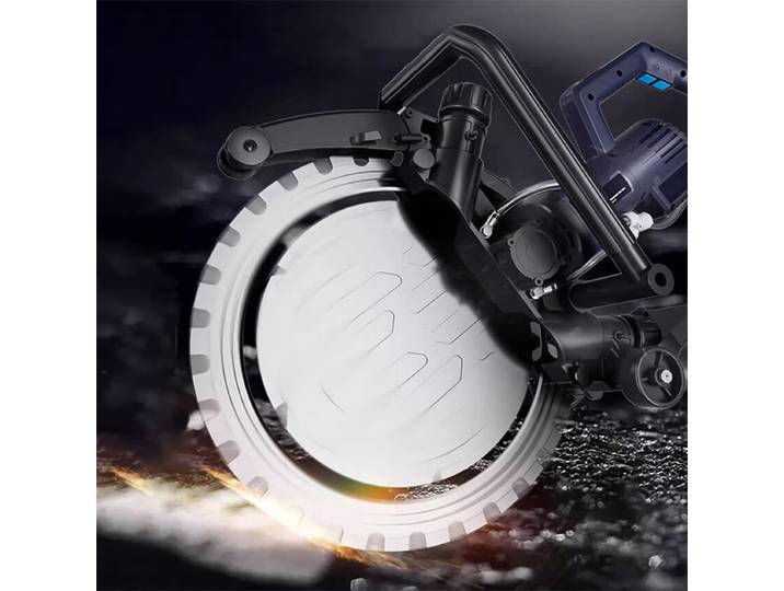 Scie à anneau sans balais de haute qualité 4500W, nouvelle machine de découpe murale portative, machine de découpe de béton armé
