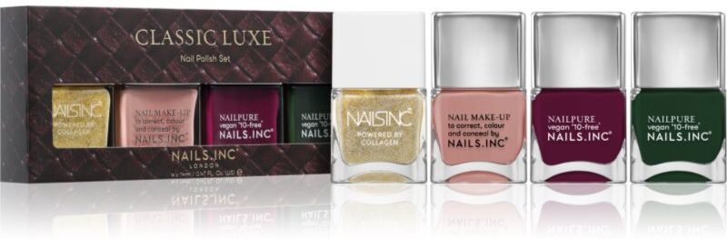 Nails Inc. Classic Luxe nail polish set