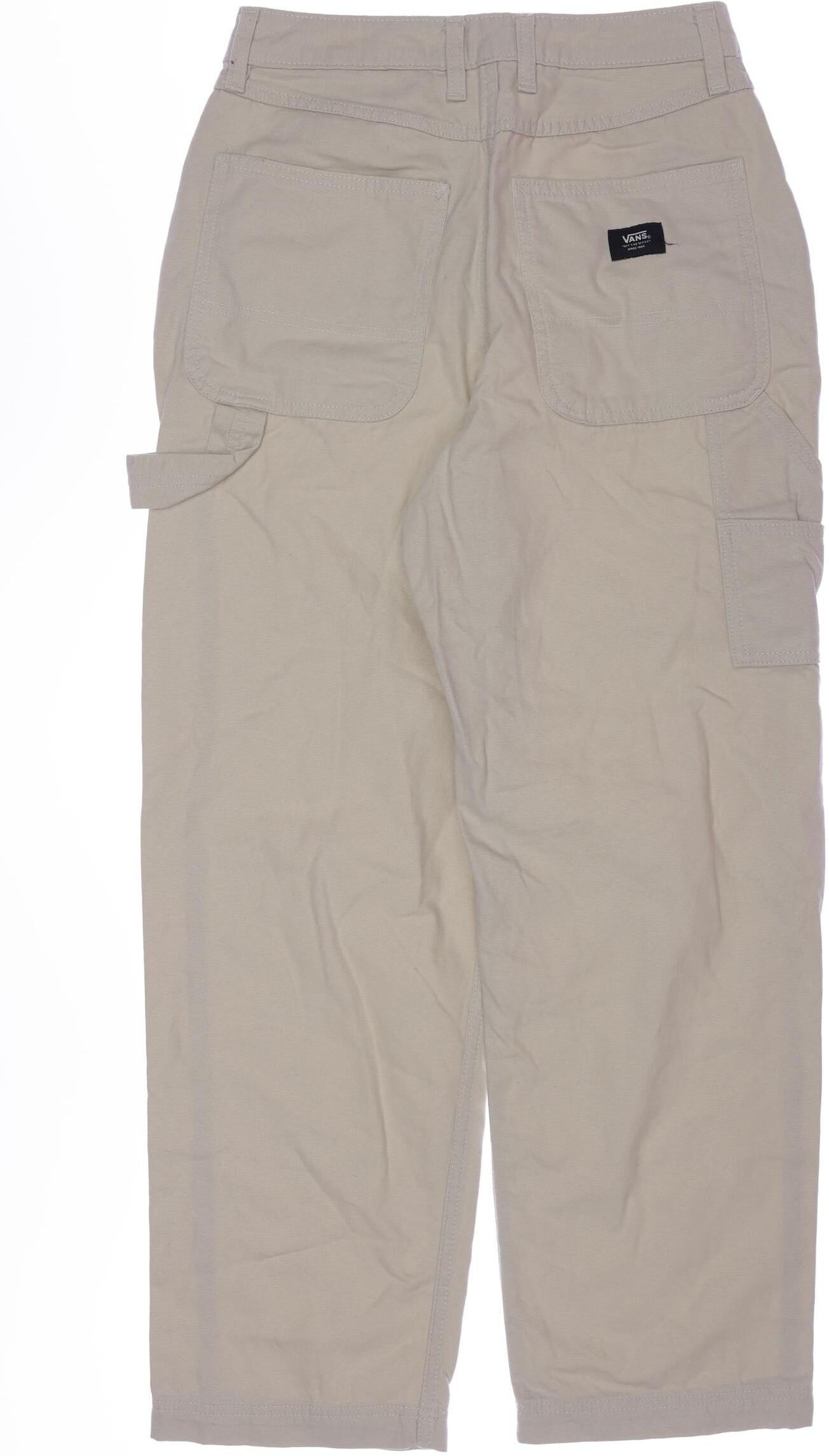 Vans Damen Stoffhose, Beige, Gr. W26, Baumwolle / Synthetik - Second Hand
