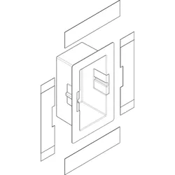 Hansgrohe Wandnische set XtraStoris 300x150x140 94421000