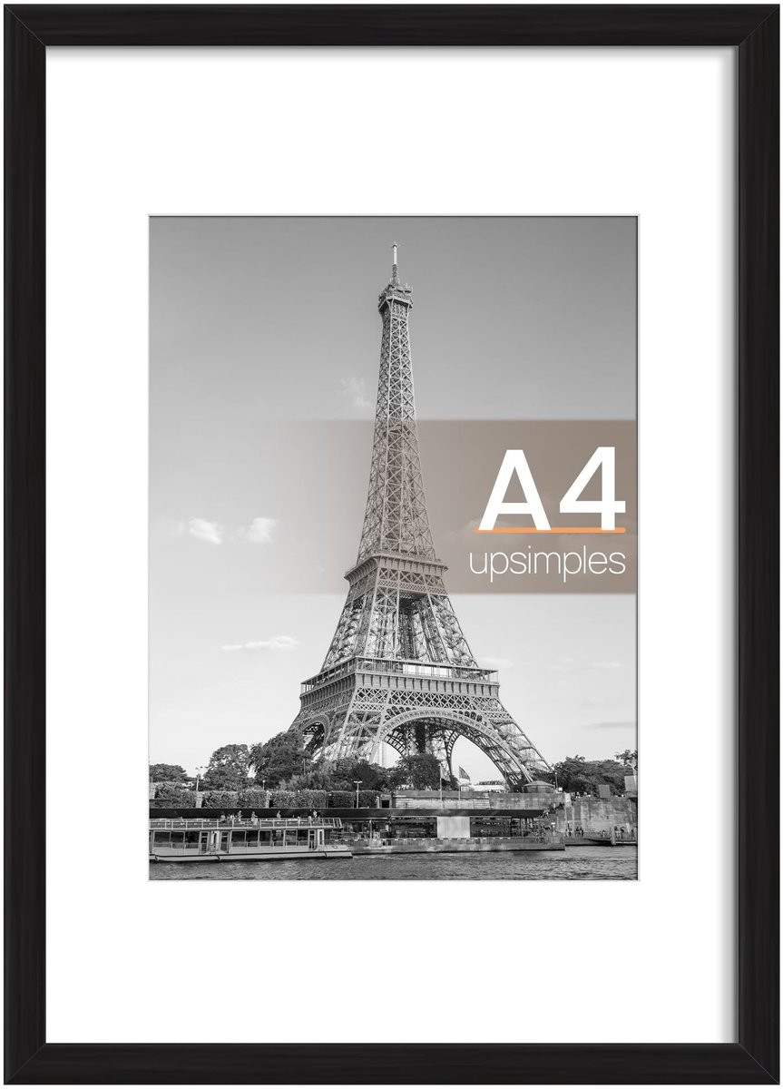 Solidchoice A4 Fotolijst Zwart voor Wanddecoratie