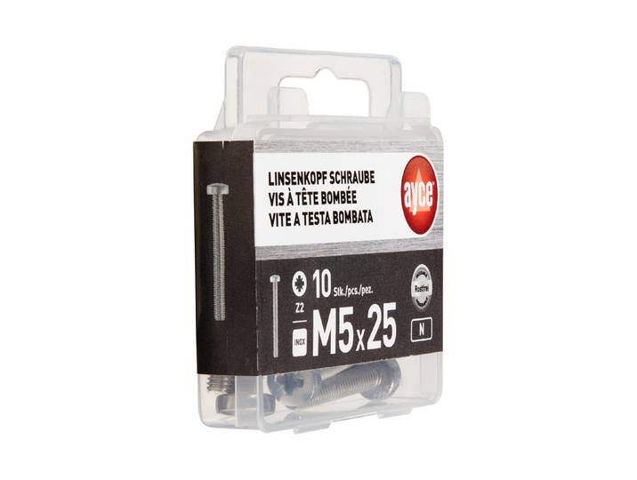 LK Inox-Schraube M5 × 25 mm