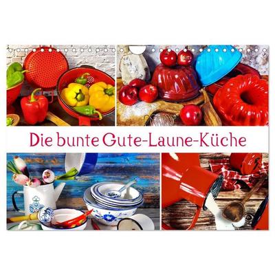 Die bunte Gute Laune Küche (Wandkalender 2027 DIN A4 quer), CALVENDO Monatskalender
