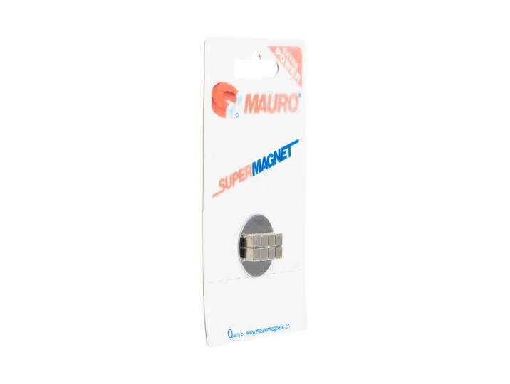Würfel-Magnete Vernickelt 5 mm 8 Stück