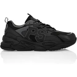 PLEIN SPORT Low-Top-Sneaker, Größe 46 in Schwarz 0202