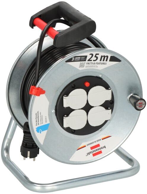 Enrouleur de câble Garant S 4 Export 25m H05VV-F 3G1,5 ; Brennenstuhl (1195056)