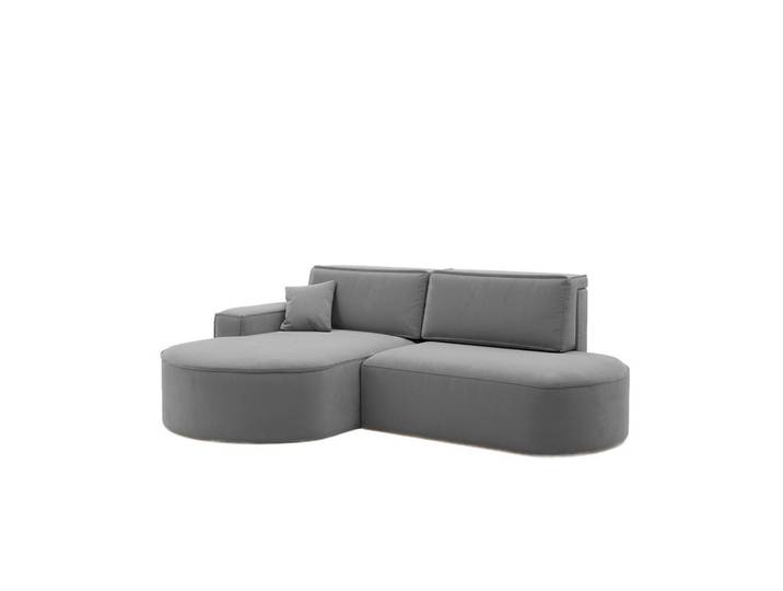 Kaiser Möbel Ecksofa Modena Pro - Komfort Und Stil Stoff Salvador Anthrazit Links, Holz, 278x179 cm, Wohnzimmer, Sofas & Couches, Wohnlandschaften, Ecksofas