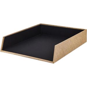 Rössler-Papier Briefablage 1335452600, S.O.H.O. A4, hazelnut, stapelbar, Pappe, 4 Stück