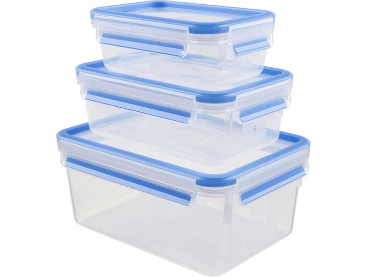Tefal MasterSeal Fresh K3028912 Vershouddoos - Set van 3 - 100% Lekvrij - Vershoudbakjes - Geschikt voor Mealprep