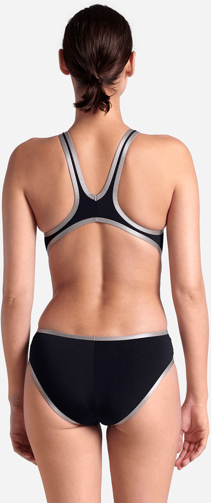 Arena One Biglogo One Piece W - Costume Piscina - Donna - Nero 42