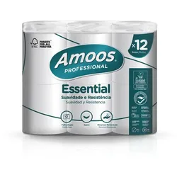 Haushaltstoilettenpapier 24mts 2Fls Amoos 3x12 Rollen