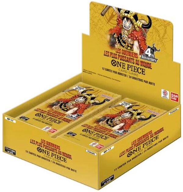 Bandaï One Piece : OP17 Les Guerriers les plus puissants au Monde - Display 24 boosters FR
