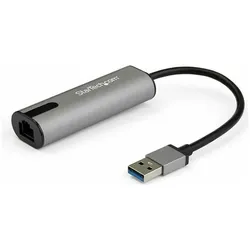 StarTech US2GA30 (USB, RJ45 2.5 Gigabit Ethernet (1x)), Netzwerk Adapter, Schwarz