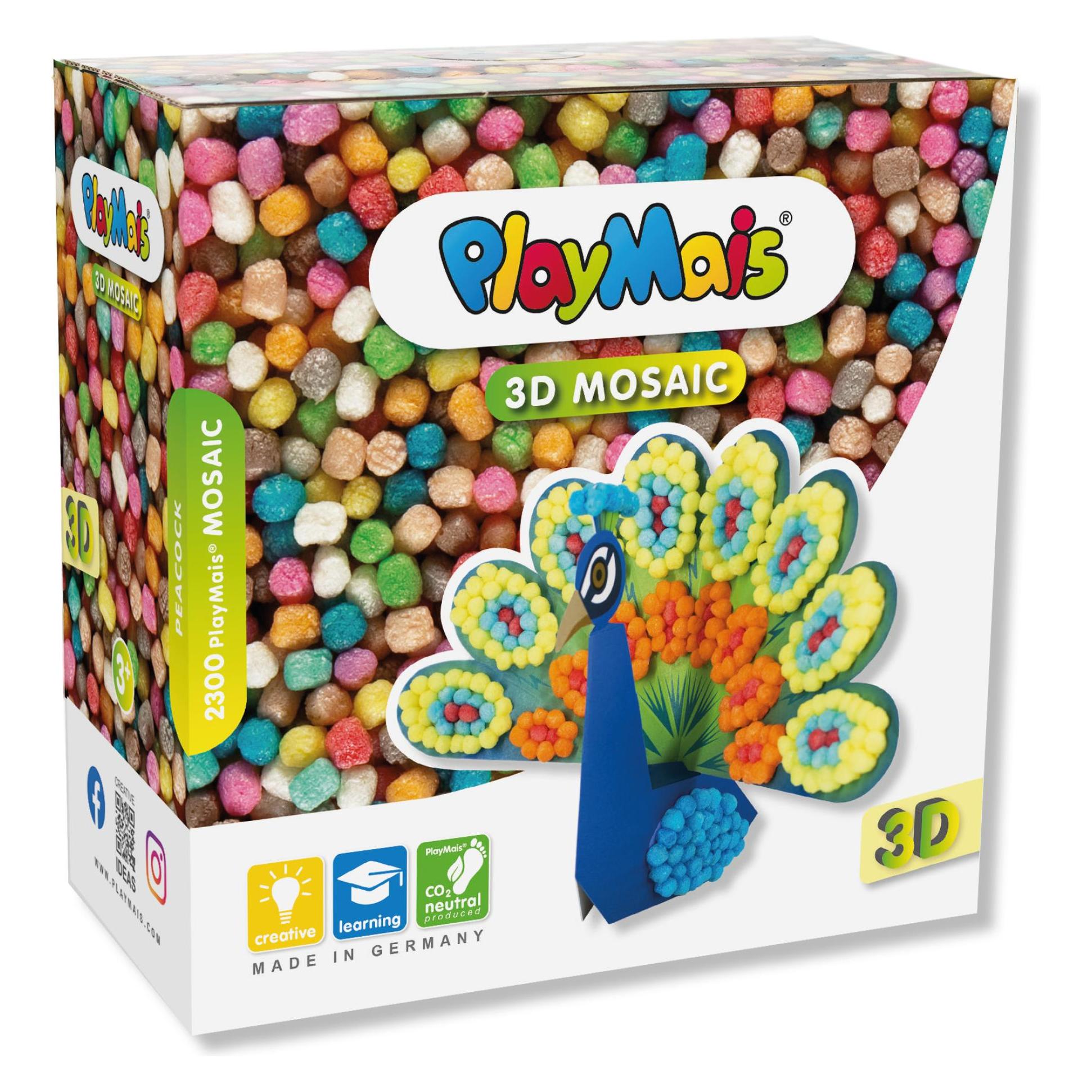 PlayMais Mosaik 3D Pfau (160871)