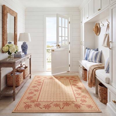SAFAVIEH Courtyard Carla Indoor/ Outdoor Geometric Area Rug