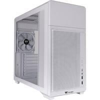 TR300 TG Snow White, Tower-Gehäuse weiß, Tempered Glass