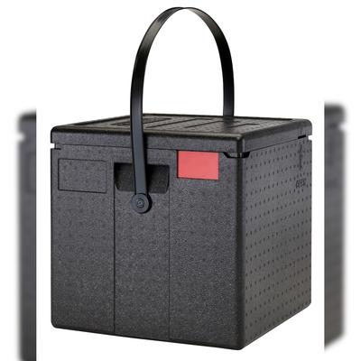 Cambro Cam GoBox® Pizza Toplader, Transportbox mit Tragegurt schwarz, 1 Stück im Karton - EPPZ35330BST110