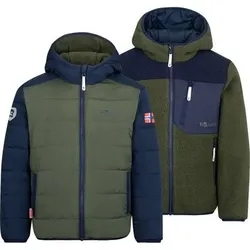 TROLLKIDS Kids Sandvika Turnover Jacket, Größe 110 in Grün ivy/navy