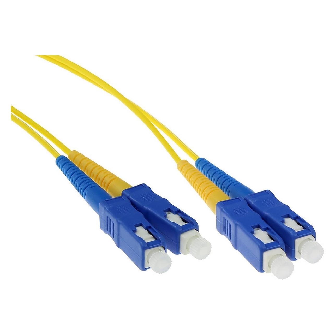 ACT 50 meter LSZH Singlemode 9/125 OS2 fiber patch cable duplex with SC connectors (50 m) (RL3950)