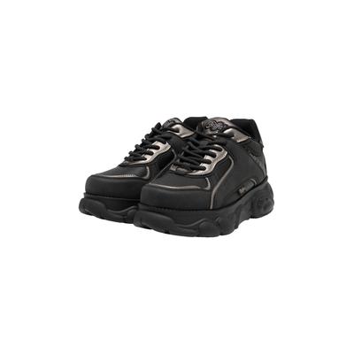 Sneaker BUFFALO "Buffalo CLD ECHO", Damen, Gr. 35, schwarz, copper, unifarben, Schuhe Sneaker