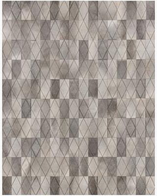 Ben Soleimani Arlequin Hide and Viscose Hand Woven Rug