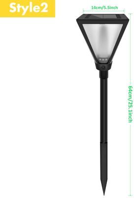 Youfap Market Flickering Flame Solar Garden Lights, Waterproof Solar Pathway Lights For Lawn And Yard 2 1pcs