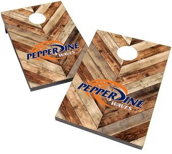 Skip's Garage Pepperdine University Waves 2x4 Cornhole Bag Toss Game