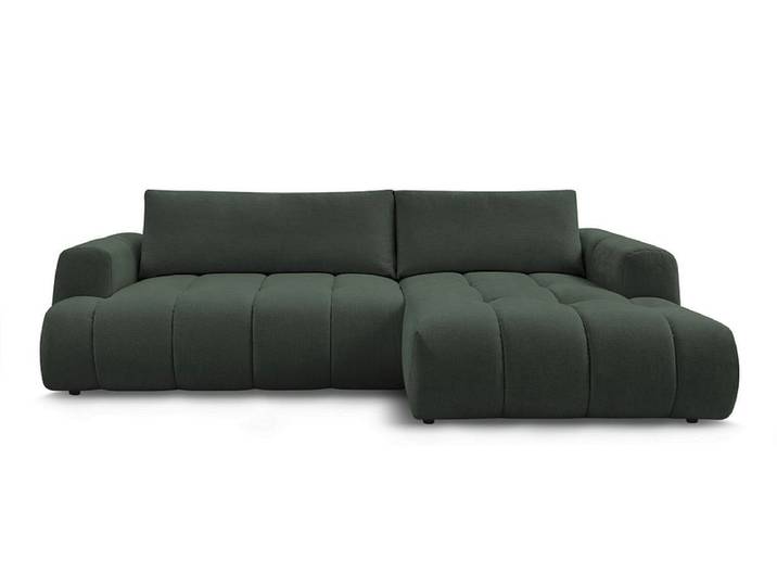 Ecksofa BOBOCHIC FUJI Stoff grün