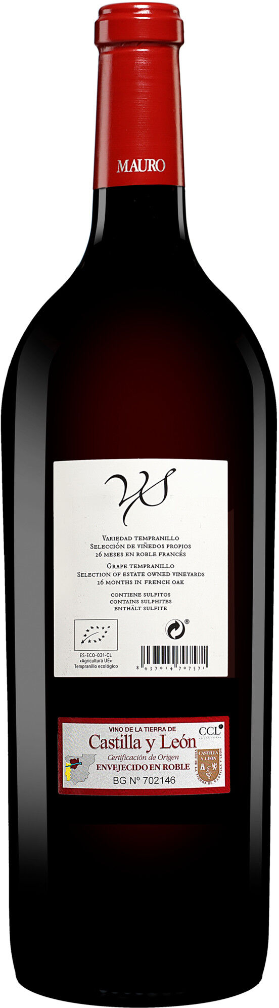 Mauro Vendimia Seleccionada - 1,5 L. Magnum 2020 14.5% Vol. Rotwein Trocken aus Spanien