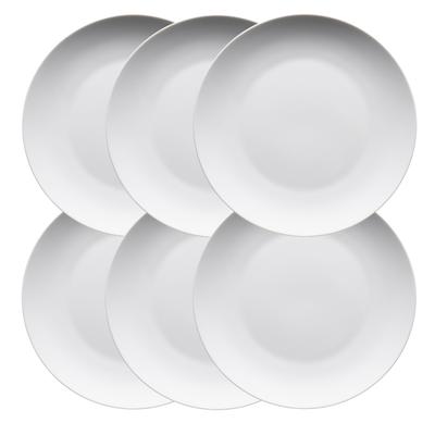 Speiseteller MÄSER "BARCA, Teller Set, Porzellan", weiß, Ø:26,5cm, Porzellan, Speiseteller, Speiseteller